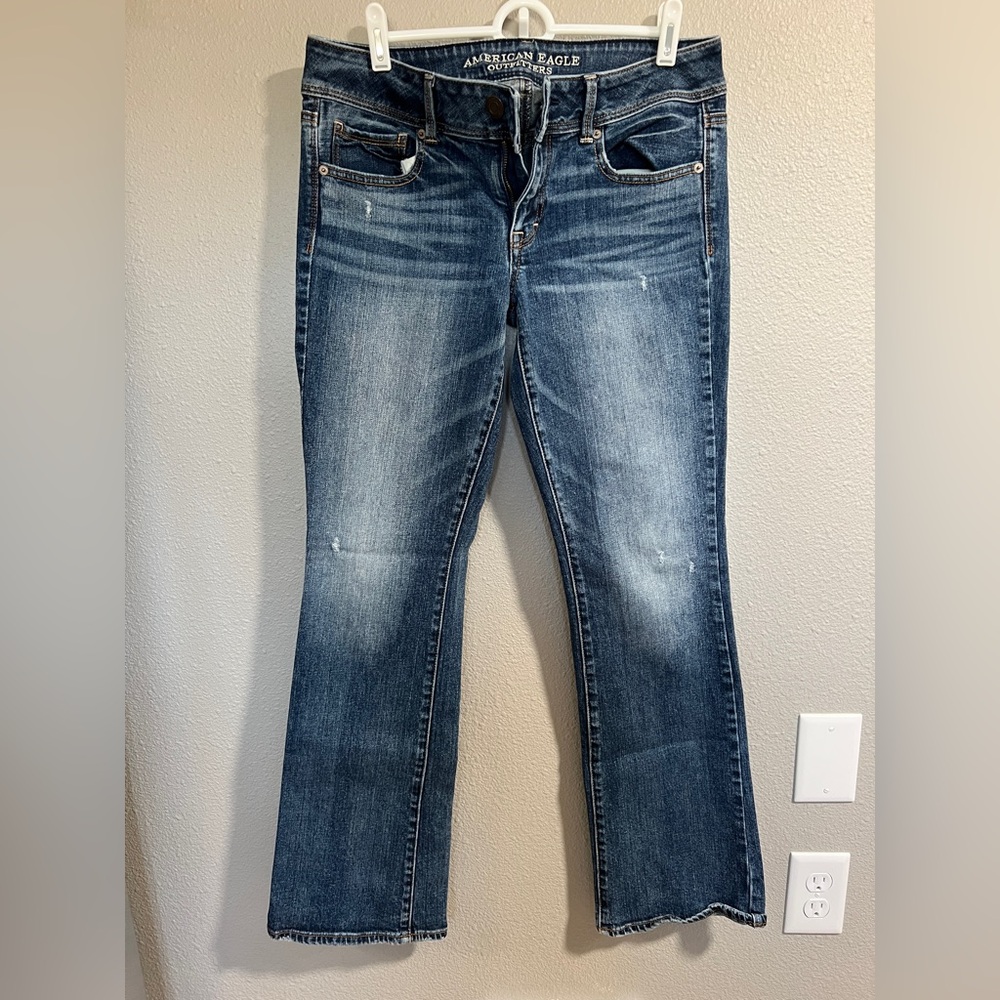 American Eagle Women's Blue Denim Jeans